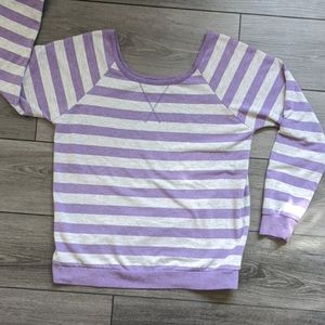 Zine Scoop Neck Striped Sweater